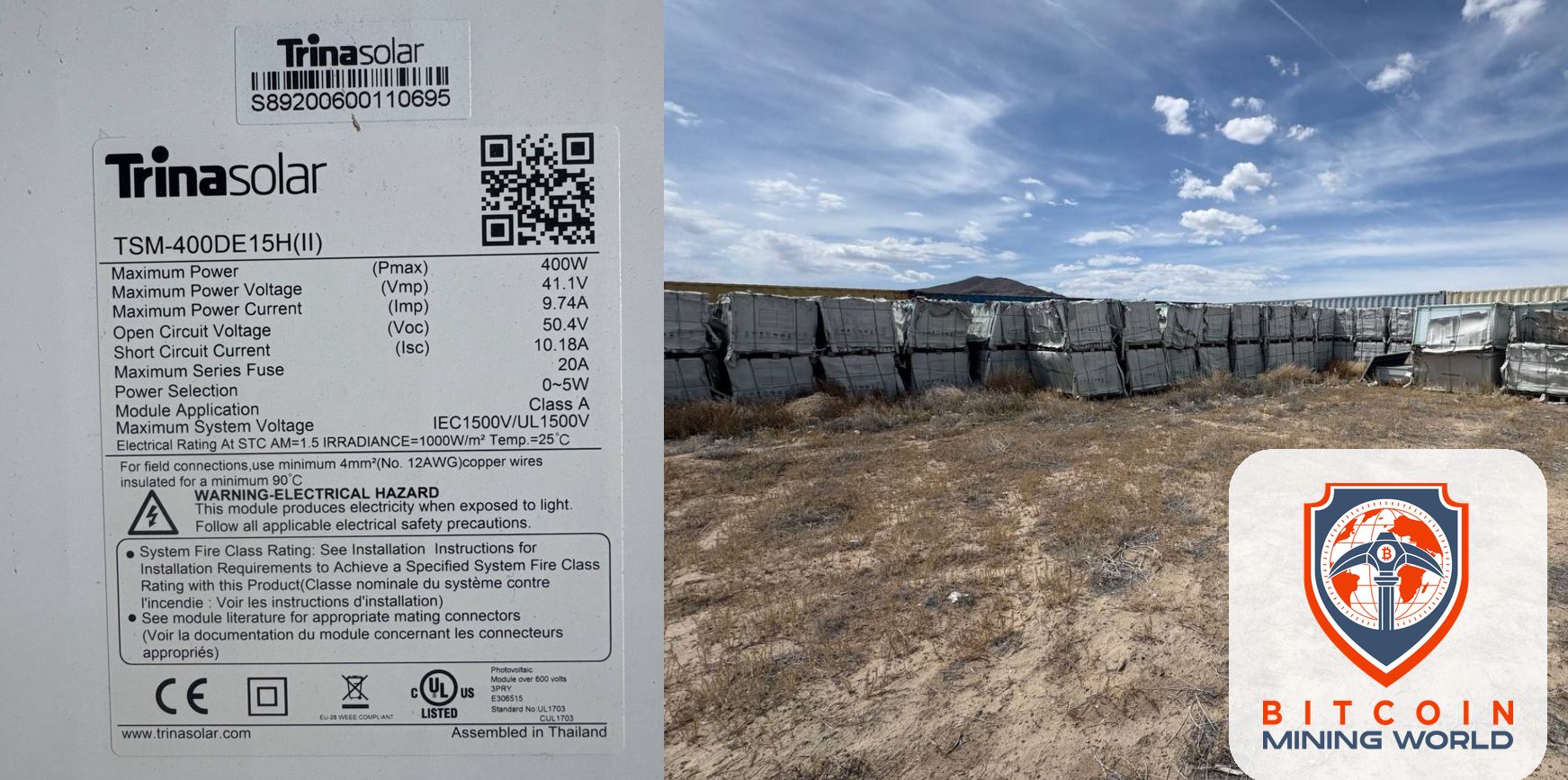 *NEW* 7,000x Trina Solar Panels (400W) in USA 🇺🇸